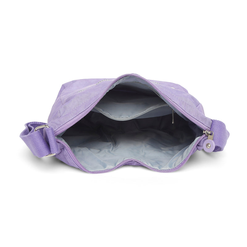 BAOMI CRINKLE SHOULDER BAG Range Light Purple Soft One Size Shoulder Bag