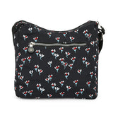 BAOMI CRINKLE SHOULDER BAG Range Black Floral Soft One Size Shoulder Bag