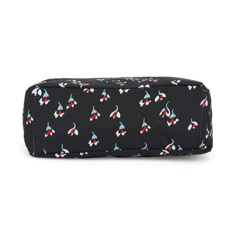 BAOMI CRINKLE SHOULDER BAG Range Black Floral Soft One Size Shoulder Bag