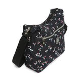 BAOMI CRINKLE SHOULDER BAG Range Black Floral Soft One Size Shoulder Bag