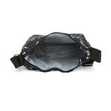 BAOMI CRINKLE SHOULDER BAG Range Black Floral Soft One Size Shoulder Bag