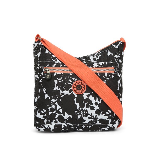 BAOMI CRINKLE SHOULDER BAG Range Black & Peach Soft One Size Shoulder Bag