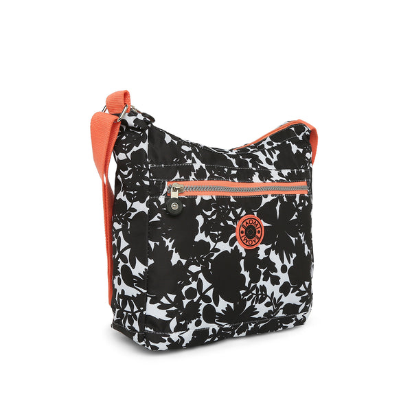 BAOMI CRINKLE SHOULDER BAG Range Black & Peach Soft One Size Shoulder Bag