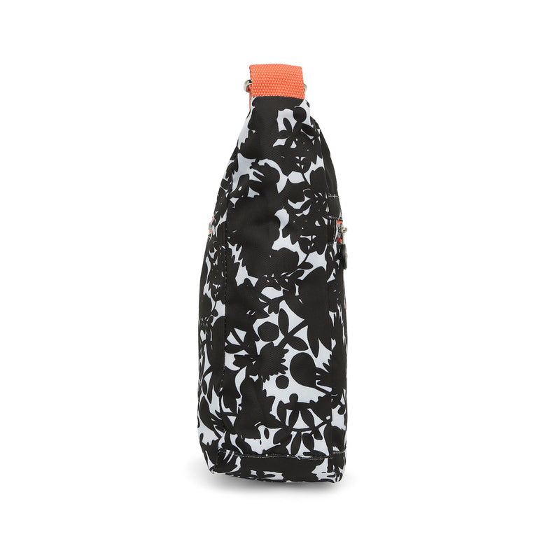 BAOMI CRINKLE SHOULDER BAG Range Black & Peach Soft One Size Shoulder Bag