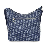 BAOMI CRINKLE SHOULDER BAG Range Blue & White Soft One Size Shoulder Bag