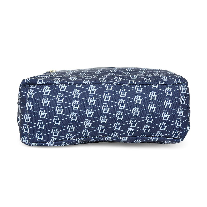 BAOMI CRINKLE SHOULDER BAG Range Blue & White Soft One Size Shoulder Bag