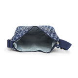 BAOMI CRINKLE SHOULDER BAG Range Blue & White Soft One Size Shoulder Bag