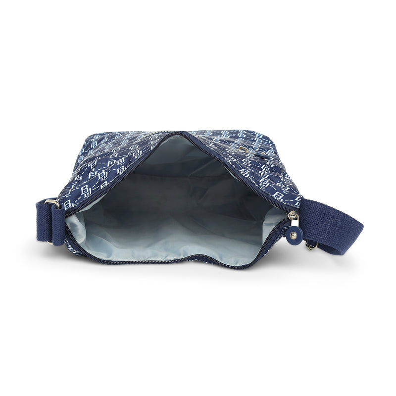 BAOMI CRINKLE SHOULDER BAG Range Blue & White Soft One Size Shoulder Bag
