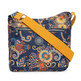 BAOMI CRINKLE SHOULDER BAG Range Blue & Yellow Floral Soft One Size Shoulder Bag