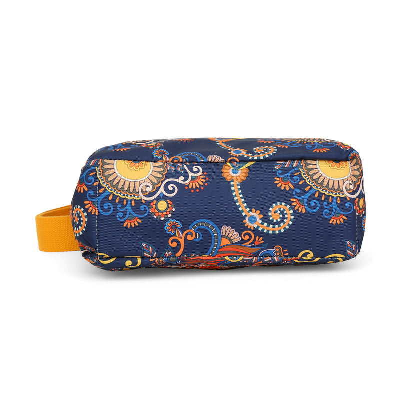 BAOMI CRINKLE SHOULDER BAG Range Blue & Yellow Floral Soft One Size Shoulder Bag
