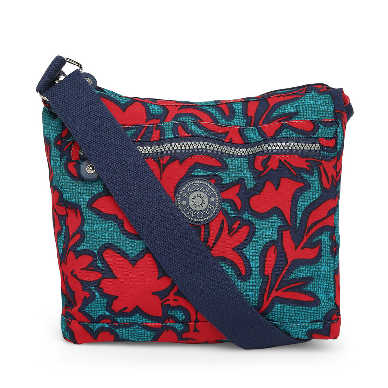 BAOMI CRINKLE SHOULDER BAG Range Red & Green Soft One Size Shoulder Bag