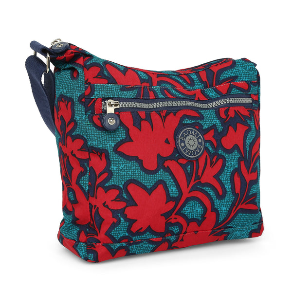 BAOMI CRINKLE SHOULDER BAG Range Red & Green Soft One Size Shoulder Bag