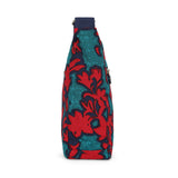 BAOMI CRINKLE SHOULDER BAG Range Red & Green Soft One Size Shoulder Bag