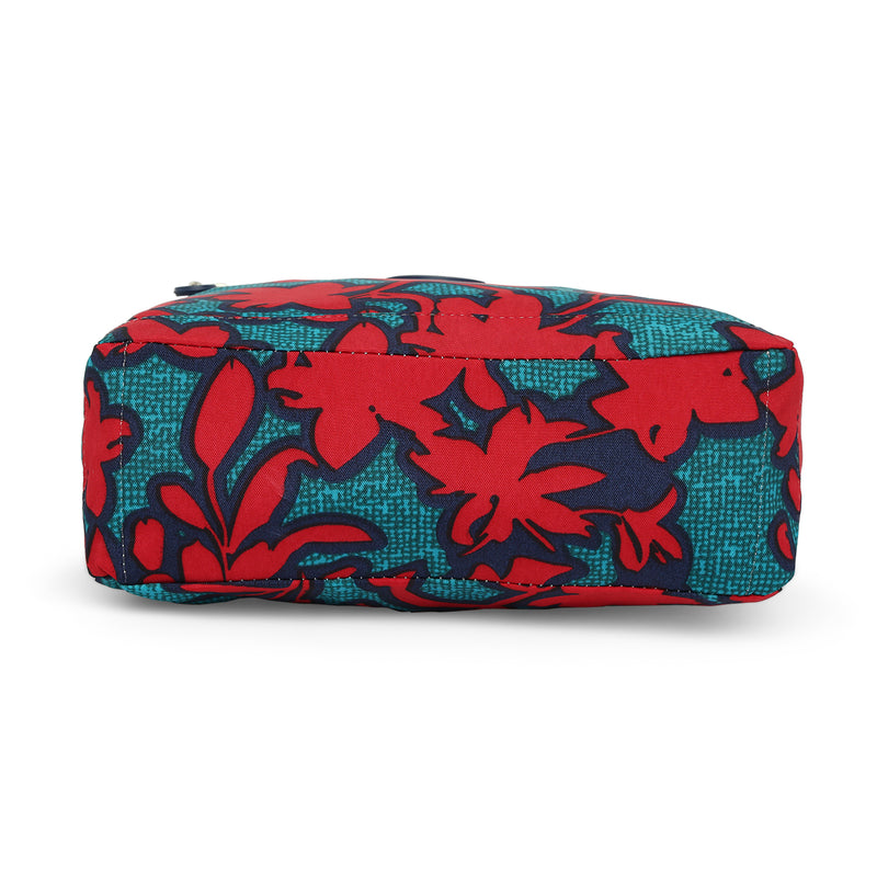 BAOMI CRINKLE SHOULDER BAG Range Red & Green Soft One Size Shoulder Bag