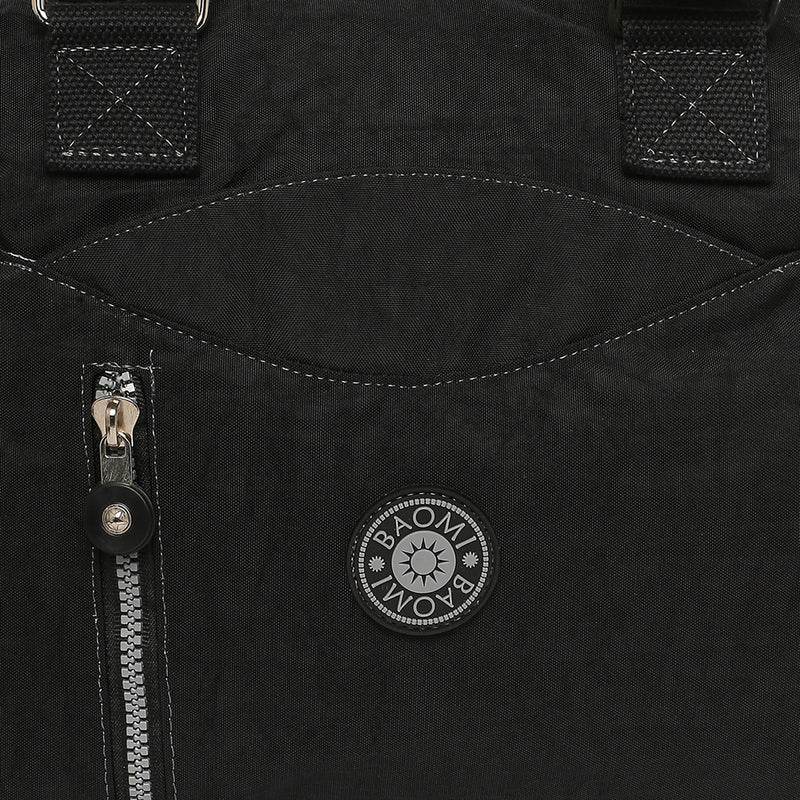 BAOMI CRINKLE SHOULDER BAG Range Black Soft One Size Shoulder Bag