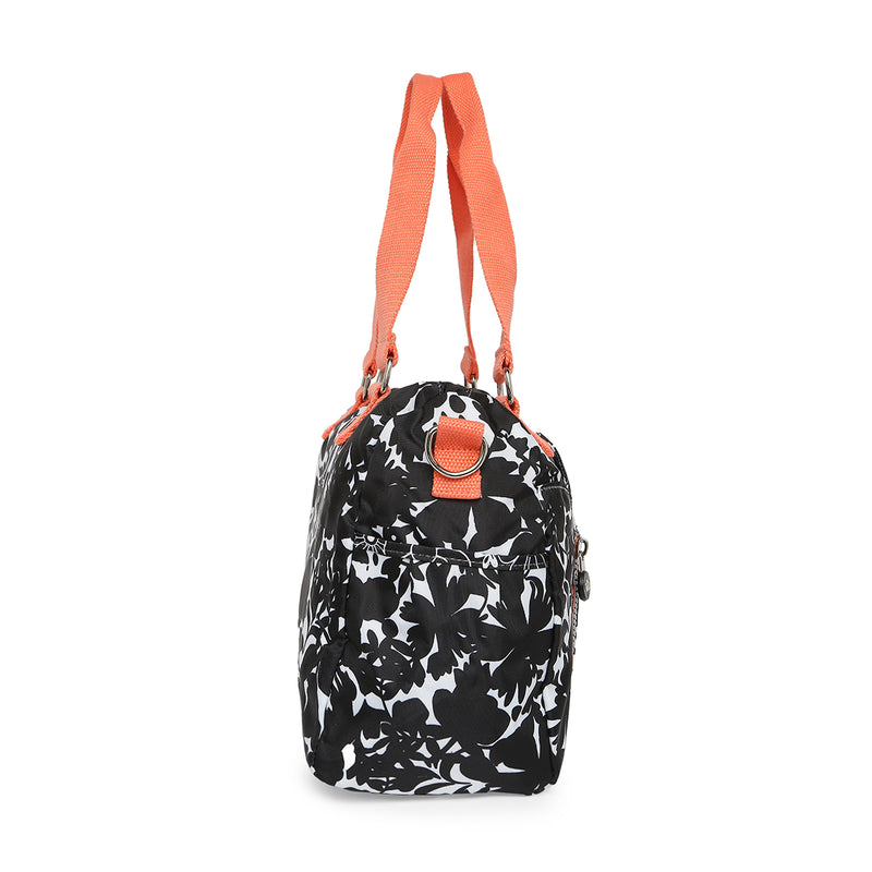 BAOMI CRINKLE SHOULDER BAG Range Black & Peach Soft One Size Shoulder Bag