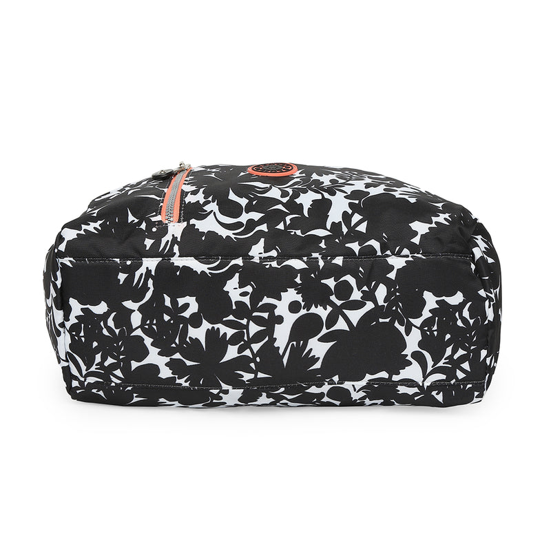 BAOMI CRINKLE SHOULDER BAG Range Black & Peach Soft One Size Shoulder Bag