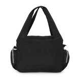 BAOMI CRINKLE HANDBAG Range Black Soft One Size Handbag