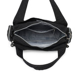 BAOMI CRINKLE HANDBAG Range Black Soft One Size Handbag