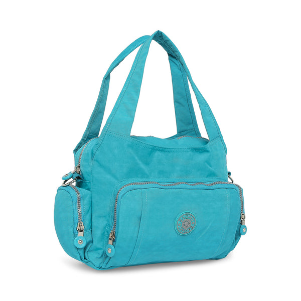 BAOMI CRINKLE HANDBAG Range Blue Soft One Size Handbag