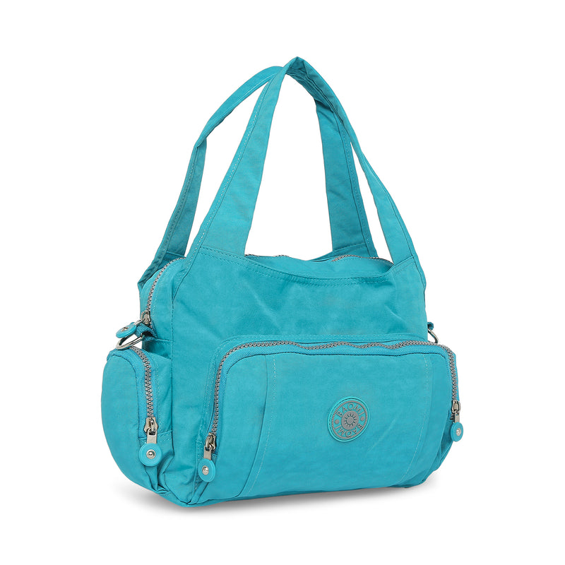 BAOMI CRINKLE HANDBAG Range Blue Soft One Size Handbag