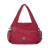 BAOMI CRINKLE HANDBAG Range Dark Red Soft One Size Handbag