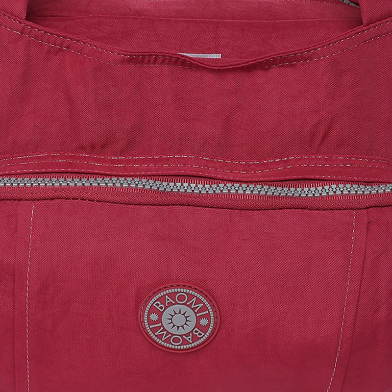 BAOMI CRINKLE HANDBAG Range Dark Red Soft One Size Handbag