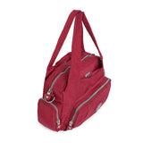 BAOMI CRINKLE HANDBAG Range Dark Red Soft One Size Handbag
