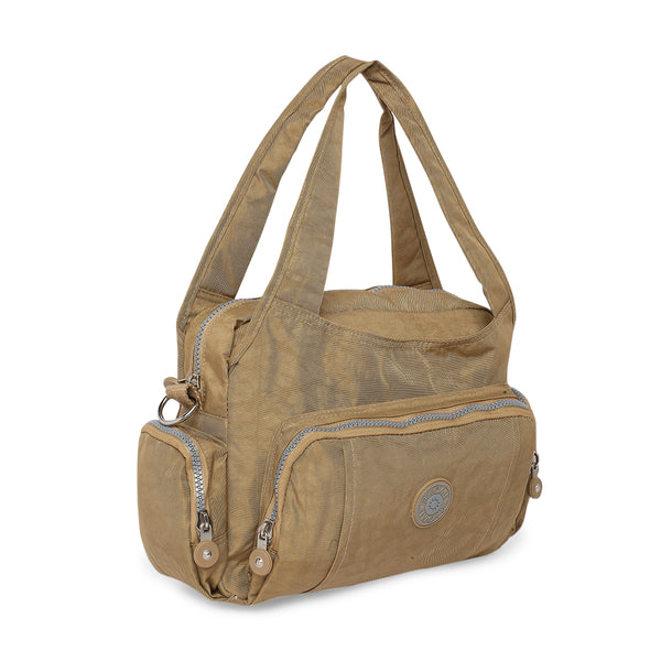 BAOMI CRINKLE HANDBAG Range Dark Yellow Soft One Size Handbag