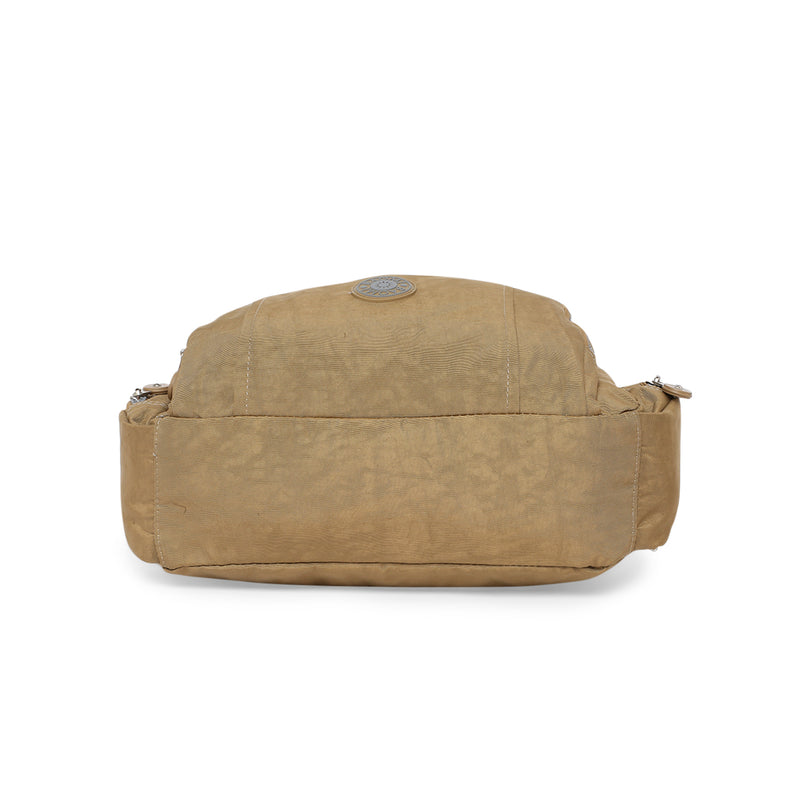 BAOMI CRINKLE HANDBAG Range Dark Yellow Soft One Size Handbag
