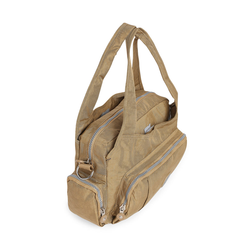 BAOMI CRINKLE HANDBAG Range Dark Yellow Soft One Size Handbag