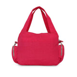 BAOMI CRINKLE HANDBAG Range Fuchsia Red Soft One Size Handbag