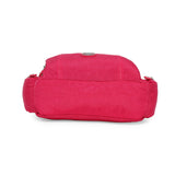 BAOMI CRINKLE HANDBAG Range Fuchsia Red Soft One Size Handbag