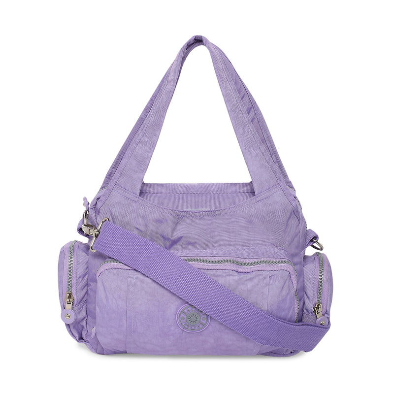 BAOMI CRINKLE HANDBAG Range Light Purple Soft One Size Handbag