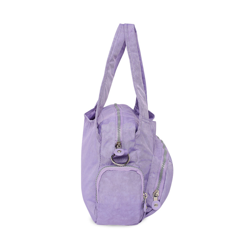 BAOMI CRINKLE HANDBAG Range Light Purple Soft One Size Handbag