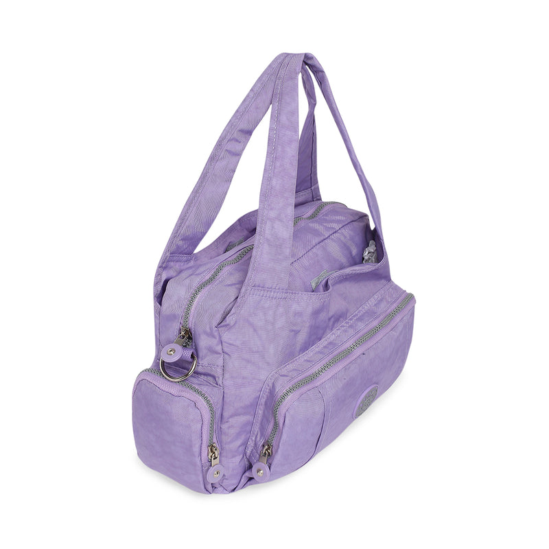 BAOMI CRINKLE HANDBAG Range Light Purple Soft One Size Handbag