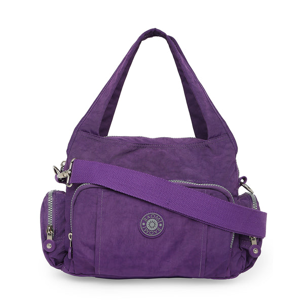 BAOMI CRINKLE HANDBAG Range Purple Soft One Size Handbag