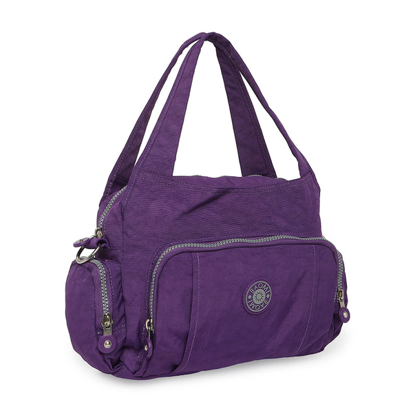 BAOMI CRINKLE HANDBAG Range Purple Soft One Size Handbag