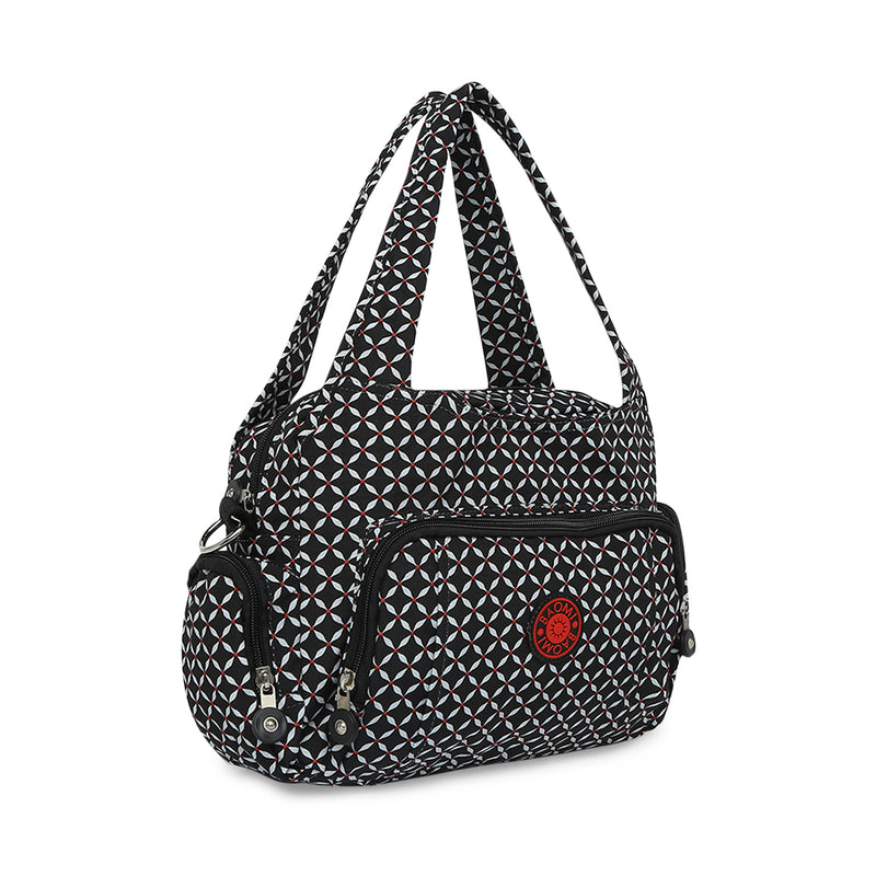 BAOMI CRINKLE HAND BAG Range Black & Grey Soft One Size Handbag