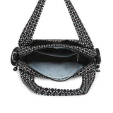 BAOMI CRINKLE HAND BAG Range Black & Grey Soft One Size Handbag