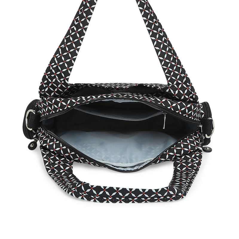BAOMI CRINKLE HAND BAG Range Black & Grey Soft One Size Handbag