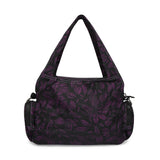 BAOMI CRINKLE HAND BAG Range Black & Purple Soft One Size Handbag