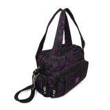 BAOMI CRINKLE HAND BAG Range Black & Purple Soft One Size Handbag