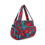 BAOMI CRINKLE HAND BAG Range Red & Green Soft One Size Handbag