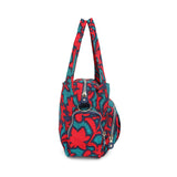 BAOMI CRINKLE HAND BAG Range Red & Green Soft One Size Handbag