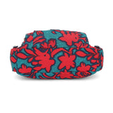 BAOMI CRINKLE HAND BAG Range Red & Green Soft One Size Handbag