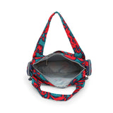 BAOMI CRINKLE HAND BAG Range Red & Green Soft One Size Handbag