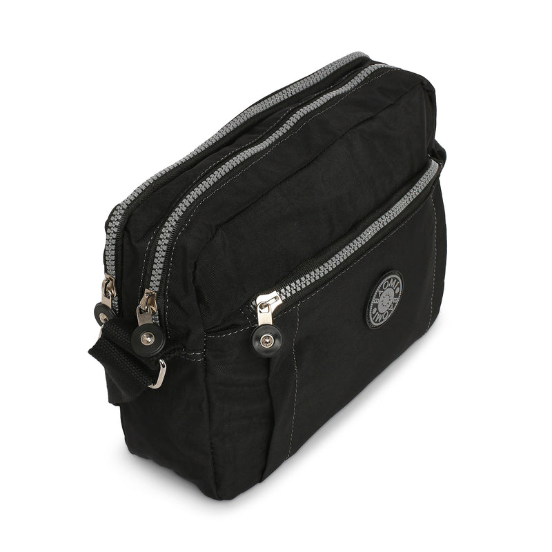 BAOMI CRINKLE SHOULDER BAG Range Black Soft One Size Shoulder Bag