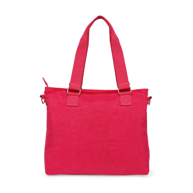 BAOMI CRINKLE SHOULDER BAG Range Fuchsia Red Soft One Size Shoulder Bag