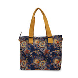 BAOMI CRINKLE SHOULDER BAG Range Blue & Yellow Floral Soft One Size Shoulder Bag